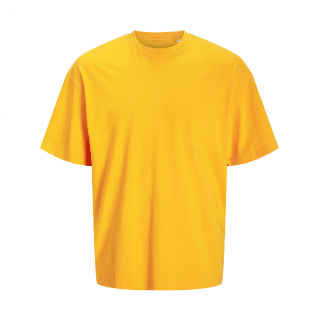 TEE-SHIRT MIXTE OVERSIZE PERSONNALISE 'JACKTO' 180G/M2 - jaune
