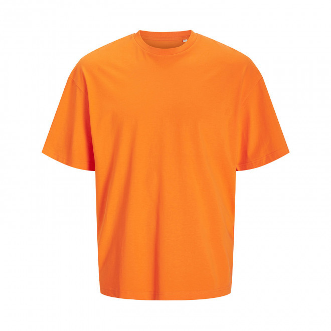 TEE-SHIRT MIXTE OVERSIZE PERSONNALISE 'JACKTO' 180G/M2 - orange