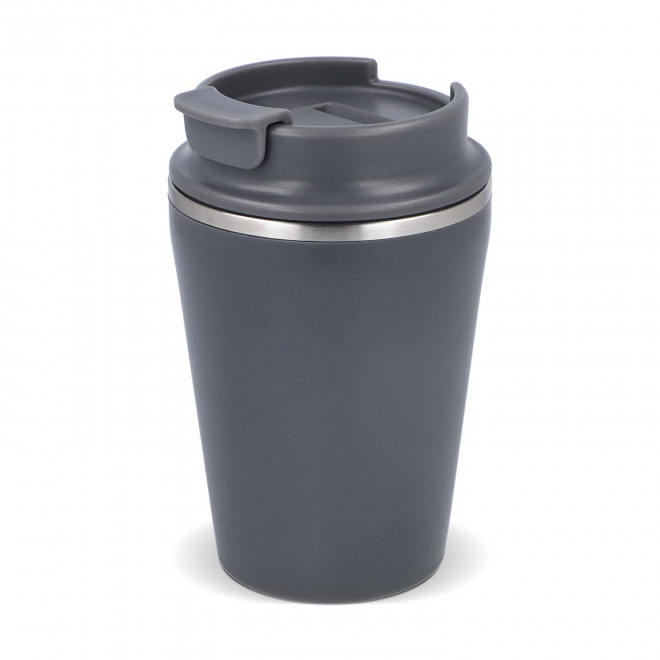 MUG ISOTHERME RECYCLE 280ML PERSONNALISABLE 'TENDENZE MINI' - gris foncé