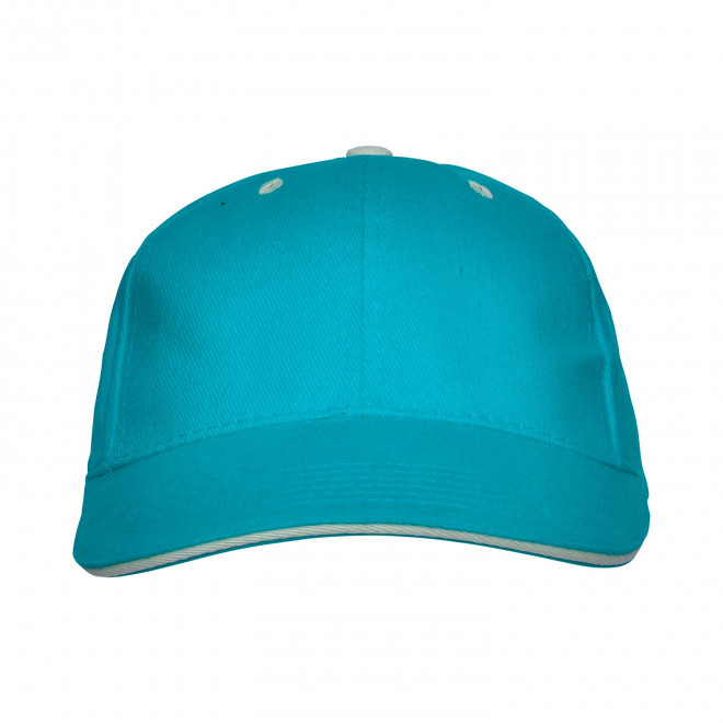 CASQUETTE PERSONNALISABLE SANDWICH ENFANT 'EDGE' - turquoise