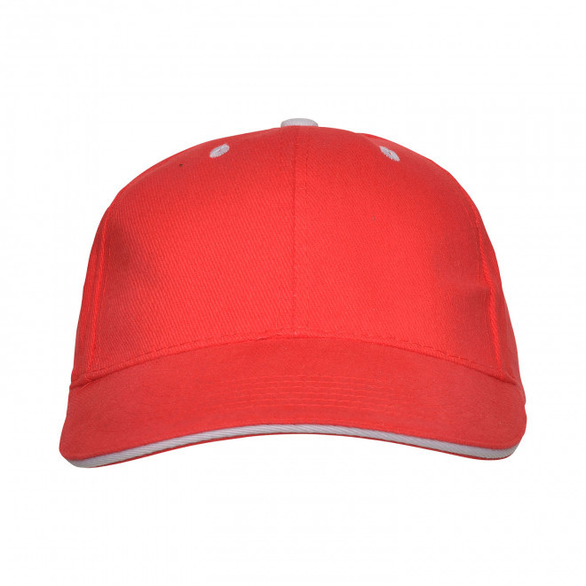 CASQUETTE PERSONNALISABLE SANDWICH ENFANT 'EDGE' - rouge