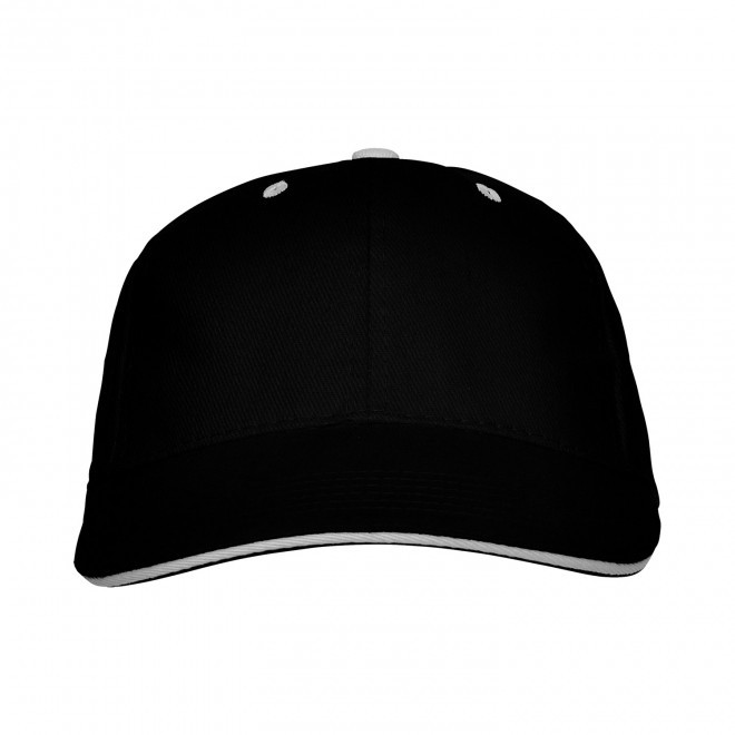 CASQUETTE PERSONNALISABLE SANDWICH ADULTE 'EDGE' - noir