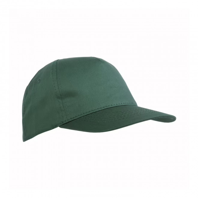 CASQUETTE PERSONNALISABLE ENFANT 5 PANS 'BASICA COTON' - vert
