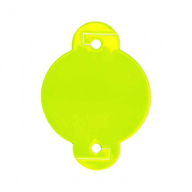 REFLECTEURS DE RAYONS VELO PERSONNALISABLE 'SPOKE CAPS' - jaune