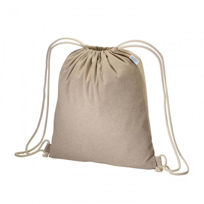 SAC A DOS PERSONNALISABLE EN COTON 'RHIDA RECYCLE' 140GR - 180 gr