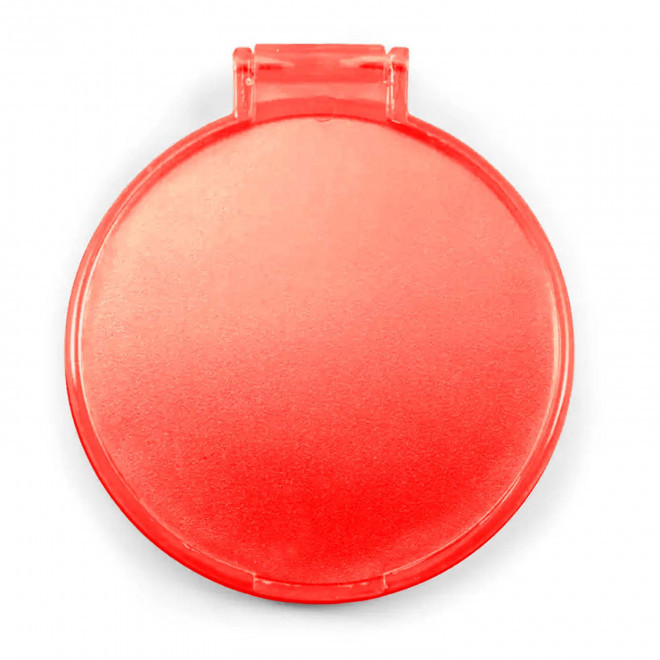 MIROIR DE POCHE PUBLICITAIRE 'BEAUTY' - rouge