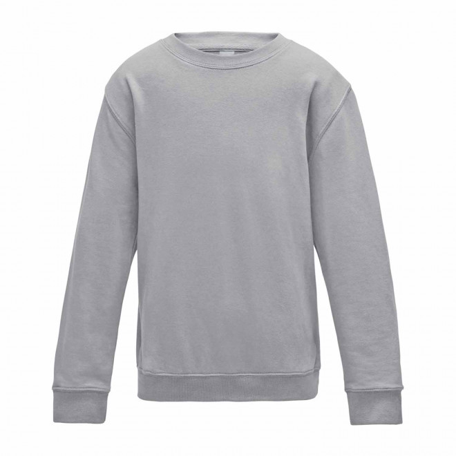 SWEAT-SHIRT PERSONNALISABLE 'HOLA KIDS' - gris chiné