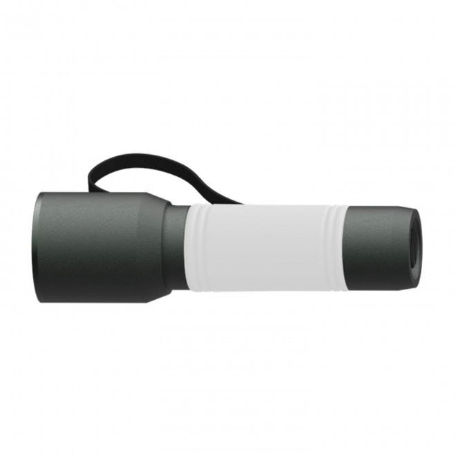 LAMPE TORCHE PERSONNALISEE 'DOTALIT' - blanc