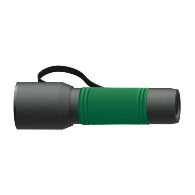LAMPE TORCHE PERSONNALISEE 'DOTALIT' - vert foncé