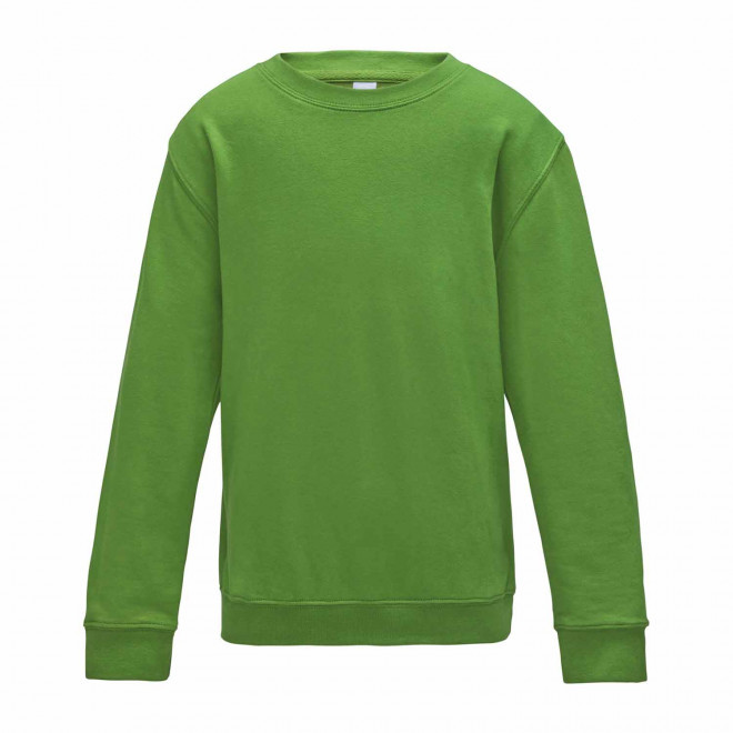 SWEAT-SHIRT PERSONNALISABLE 'HOLA KIDS' - citron vert