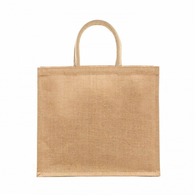 SAC EN JUTE SANS LAMINATION PERSONNALISABLE 'PATROLA' - naturel