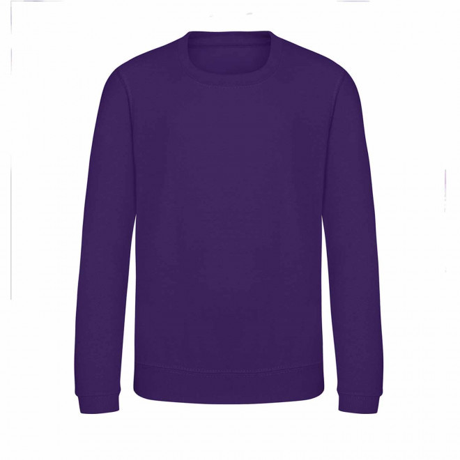 SWEAT-SHIRT PERSONNALISABLE 'HOLA KIDS' - violet