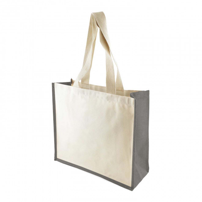 SAC SHOPPING GRANDES ANSES PERSONNALISABLE 'HOTE' - gris