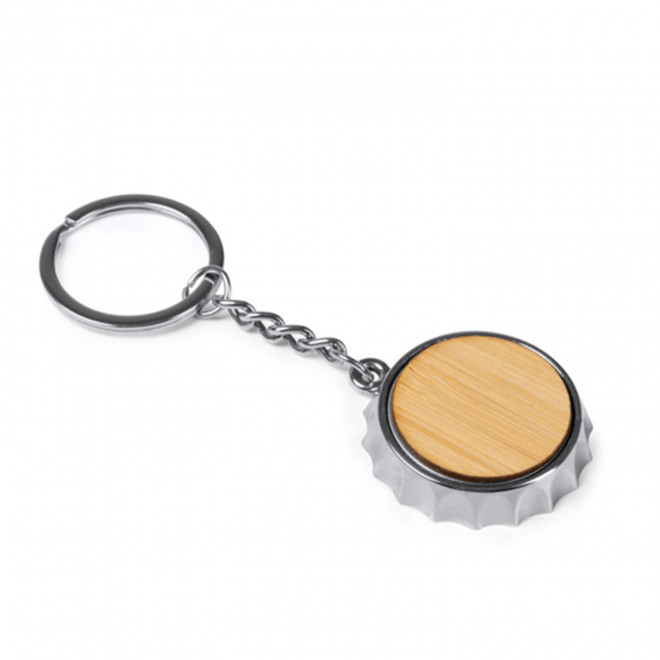 PORTE CLE DECAPS PERSONNALISABLE 'CASAWOOD CAPSULE' - bambou