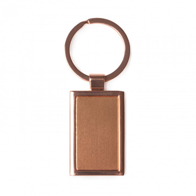 PORTE CLES PERSONNALISE EN METAL 'ANTONETTE' - rectangle
