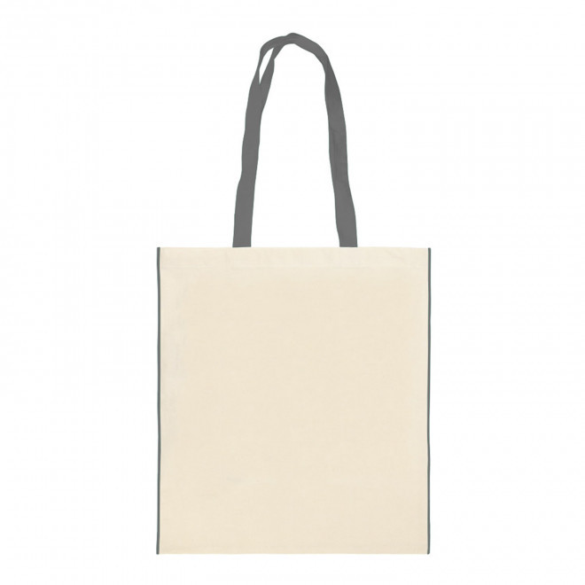 SAC SHOPPING PERSONNALISABLE BI COUL 140 GR/M2 'AURIANI' - gris