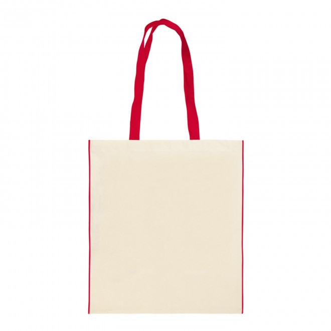 SAC SHOPPING PERSONNALISABLE BI COUL 140 GR/M2 'AURIANI' - rouge