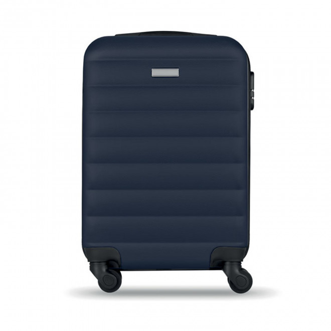 VALISE PERSONNALISÉE TROLLEY CABINE 'SYRACUSE' - bleu marine