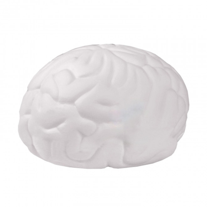 ANTI STRESS BRAIN PERSONNALISE 'STRESSKOOL BRAIN' - blanc