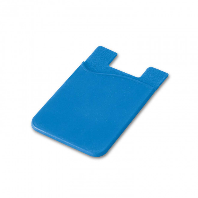PORTE CARTE TELEPHONE PERSONNALISABLE 'SKELBY' - bleu clair