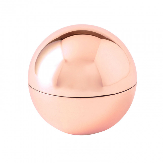 BAUME A LEVRE EN POT ROND PERSONNALISE 'KELIP SHINE' - rose