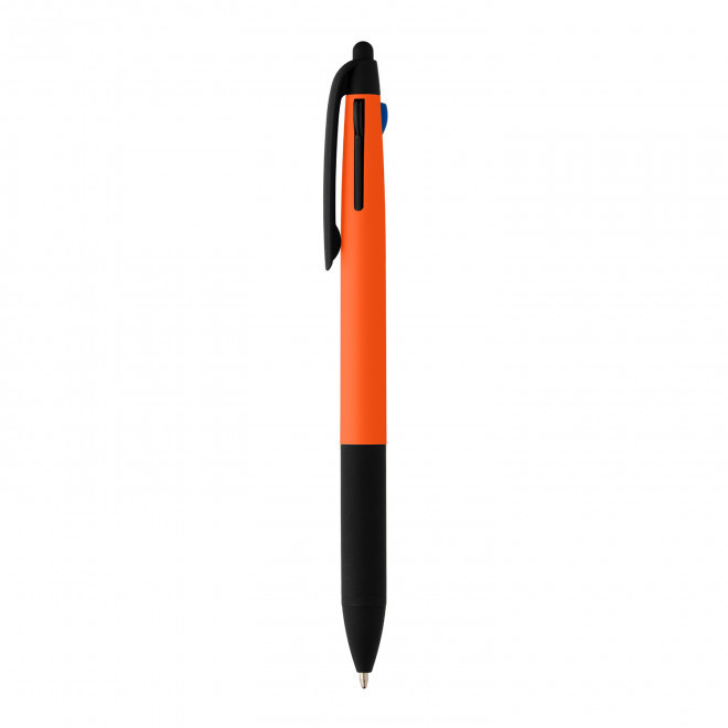 STYLO STYLET PUBLICITAIRE 3 COULEURS R-ABS 'MALTI' - orange