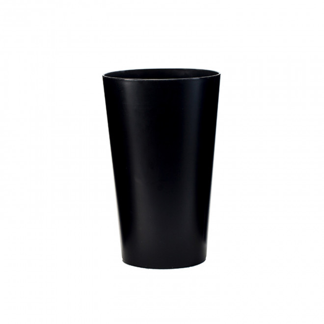 GOBELET REUTILISABLE 30 CL PERSONNALISABLE 'CUP BUDGET' - noir