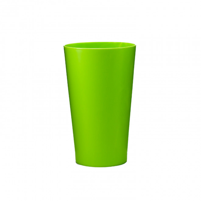 GOBELET REUTILISABLE 30 CL PERSONNALISABLE 'CUP BUDGET' - vert