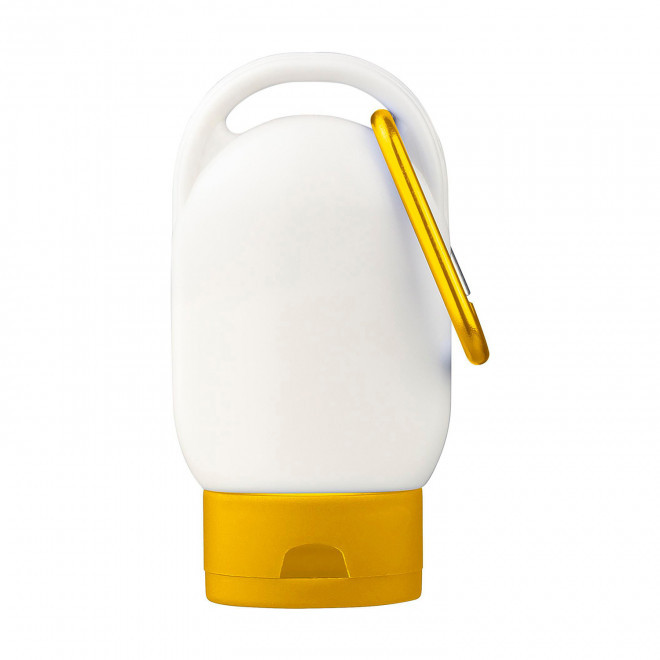 CREME SOLAIRE PUBLICITAIRE MOUSQUETON SFP30 'FIXSUN' - jaune