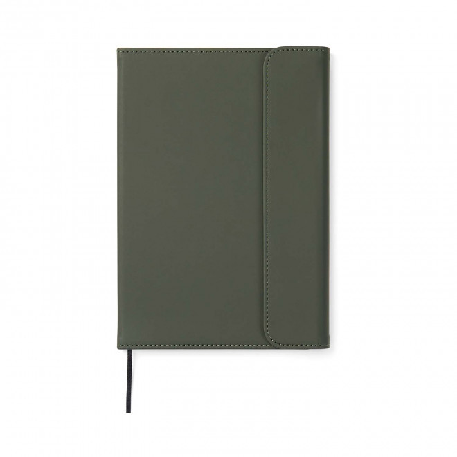 CARNET EN PU VINGA PERSONNALISABLE'MALO' - vert