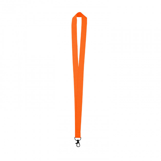 TOUR DE COU FLUO PERSONNALISE 'LUNGO FLUO' - orange fluo