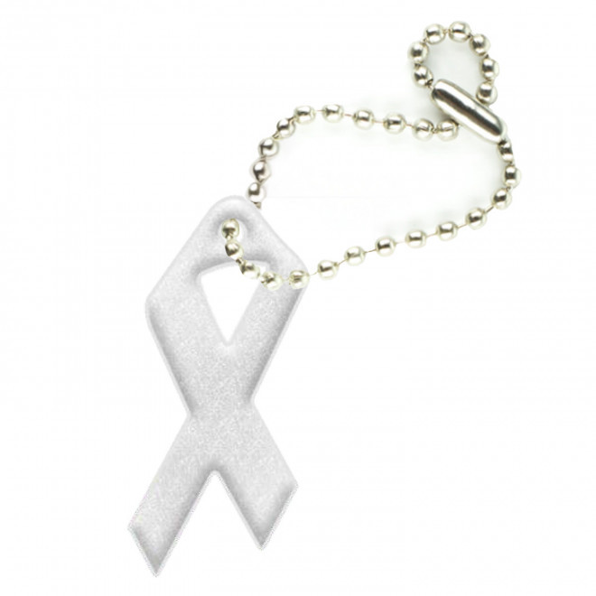 PORTE-CLE REFLECHISSANT NORME PERSONNALISABLE 'SIMI' - gris