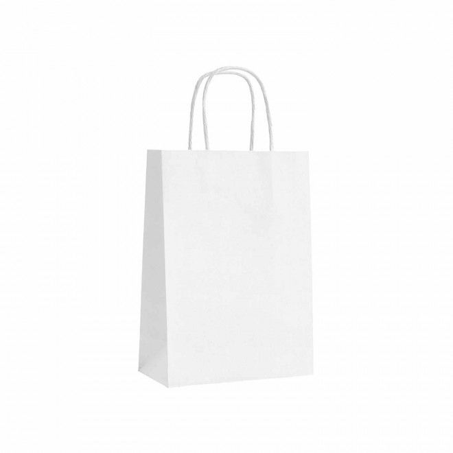 SAC KRAFT PERSONNALISE GRANDE QUANTITE 'TORSI 18X8X24' - blanc