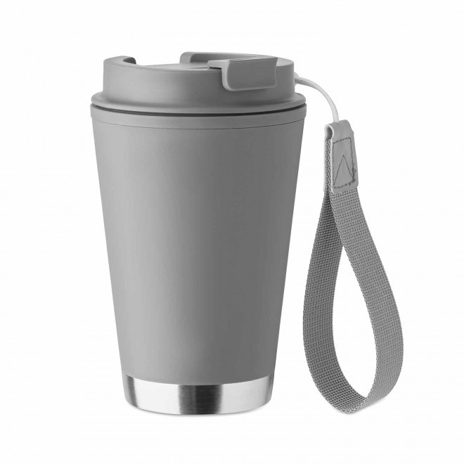 MUG DOUBLE PAROI PLASTIQUE PERSONNALISE 300ML 'MALTEAS' - pierre