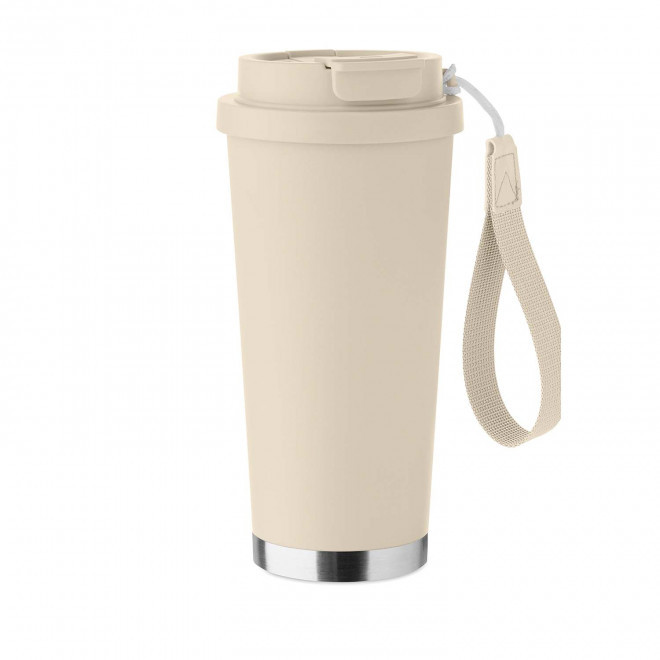 MUG ISOTHERME PERSONNALISE 500ML 'MALTEAS MAX' - beige