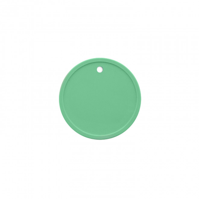 JETON PERSONNALISE EN PLASTIQUE PERCE GRAVE 'MONNET' - vert