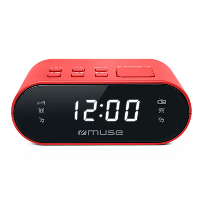 RADIO REVEIL PERSONNALISABLE 'GOMMY' - rouge