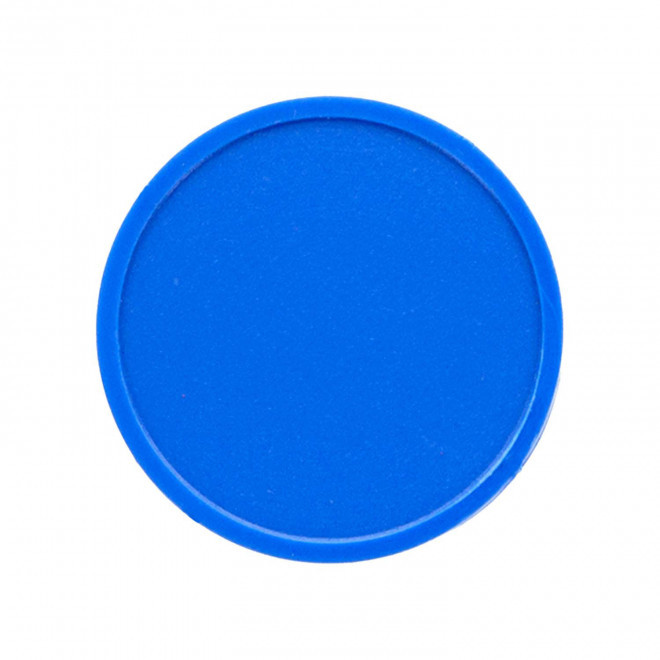 JETON EN PLASTIQUE GRAVE PERSONNALISABLE 'MONNET' - bleu foncé