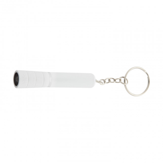 PORTE CLES LAMPE PERSONNALISABLE 'RAPOS WHITE' - blanc