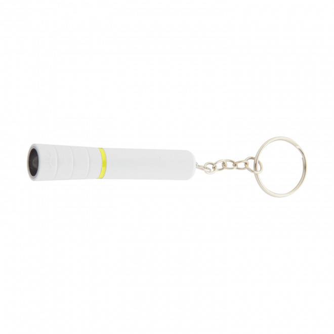 PORTE CLES LAMPE PERSONNALISABLE 'RAPOS WHITE' - jaune