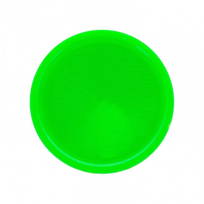 JETON EN PLASTIQUE GRAVE PERSONNALISABLE 'MONNET' - vert pomme