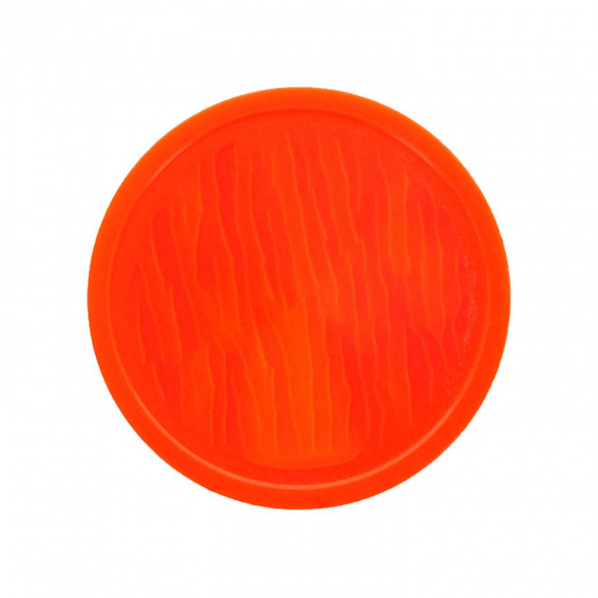 JETON EN PLASTIQUE PERSONNALISABLE 'MONNET' - rouge orange