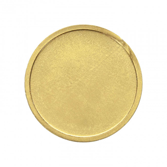 JETON EN PLASTIQUE PERSONNALISABLE 'MONNET' - or