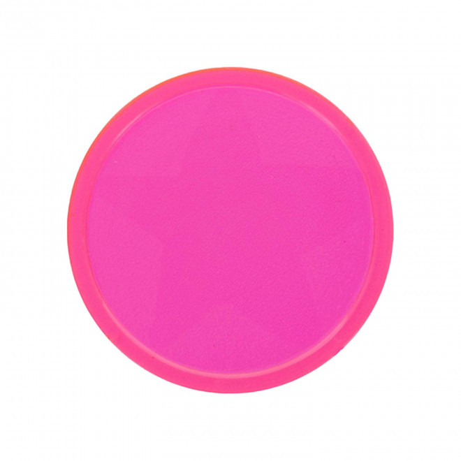 JETON EN PLASTIQUE PERSONNALISABLE 'MONNET' - rose transparent