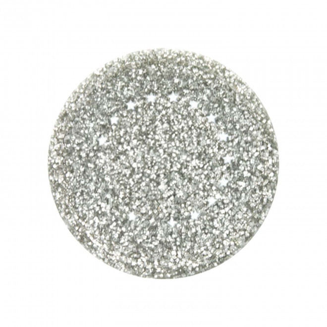 JETON EN PLASTIQUE PERSONNALISABLE 'MONNET' - argenté brillant