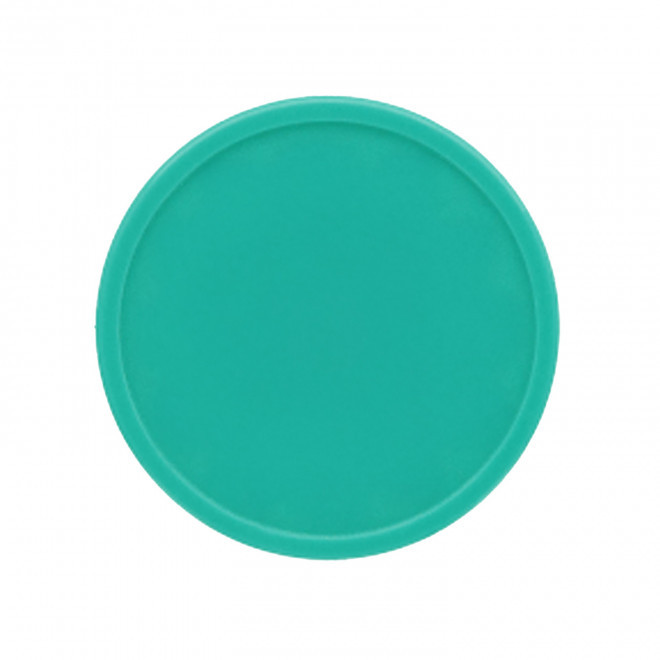 JETON PERSONNALISE EN PLASTIQUE PERCE GRAVE 'MONNET' - turquoise