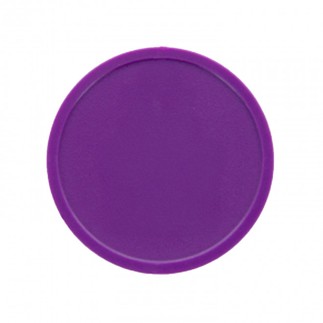 JETON PERSONNALISE EN PLASTIQUE PERCE GRAVE 'MONNET' - violet foncé