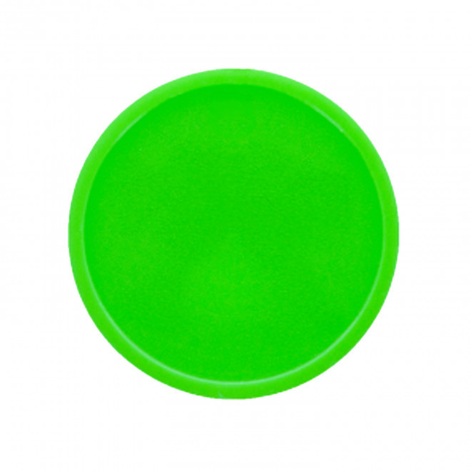 JETON PERSONNALISE EN PLASTIQUE PERCE GRAVE 'MONNET' - vert pomme