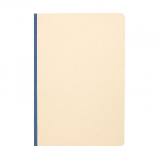 CARNET A5 SOUPE EN CANNE A SUCRE PERSONNALISABLE 'ILIANA' - bleu
