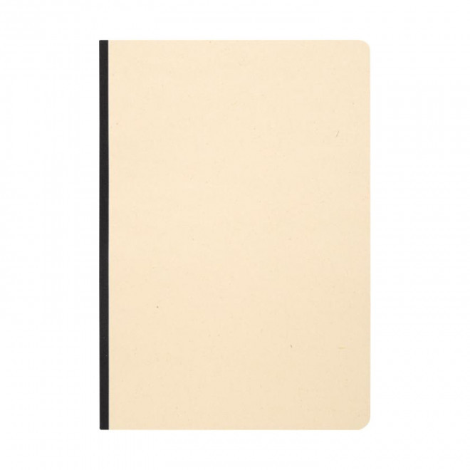 CARNET A5 SOUPE EN CANNE A SUCRE PERSONNALISABLE 'ILIANA' - noir